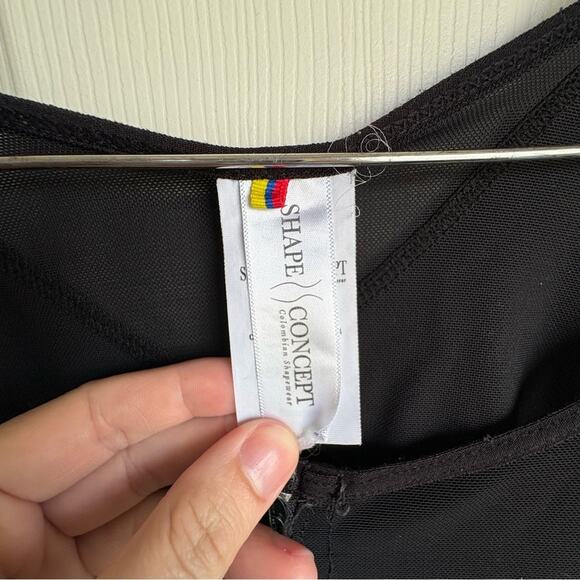 Shape Concept Full Body Colombian Mid Leg Short Sleeve - Picture 4 of 6